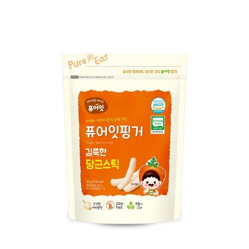 퓨어잇핑거 유기농 길쭉한 당근스틱