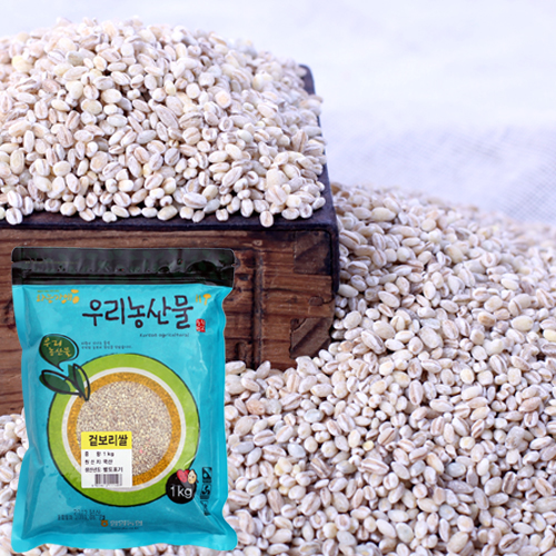 함양농협 하늘가애 겉보리쌀 늘보리쌀 1kg