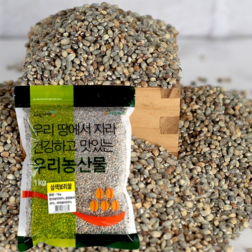 함양농협 하늘가애 삼색보리쌀 1kg
