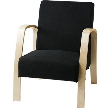 W418 1인(블랙)인테리어 의자