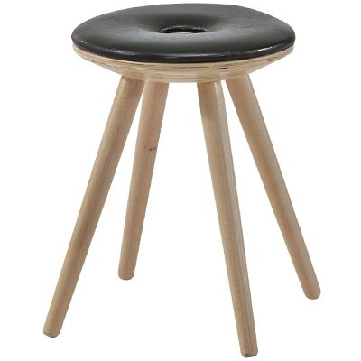 도넛_보조W45(블랙/레드) 인테리어 의자